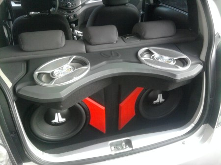 MONTAJE DE SONIDO CHEVROLET SPARK.