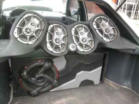 MONTAJE DE SONIDO CHEVROLET AVEO.