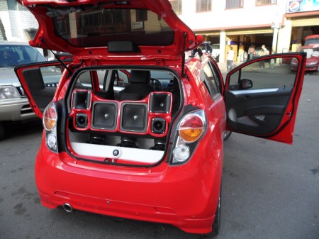 MONTAJE DE SONIDO CHEVROLET SPARK.