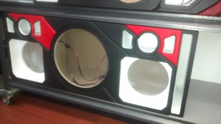 cajones acústicos de sonido para carro