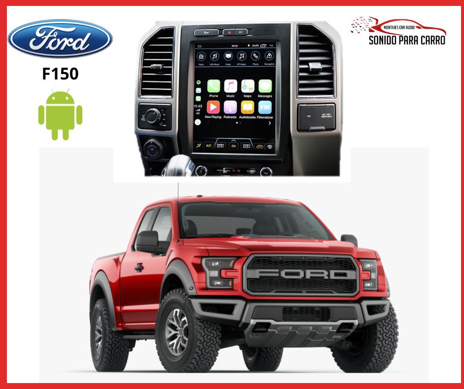 RADIO ANDROID FORD F150 TIPO TESLA